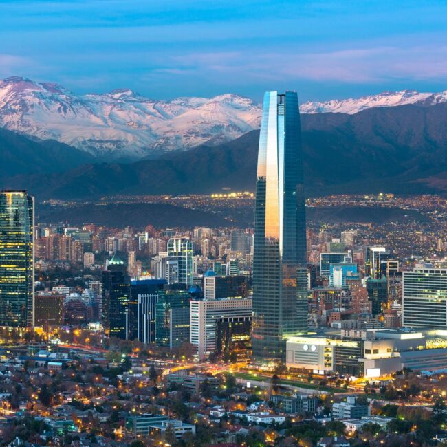 An image of Santiago skyline, Chile