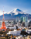 An image of Tokyo Japan with Mt Fujiyama in the background