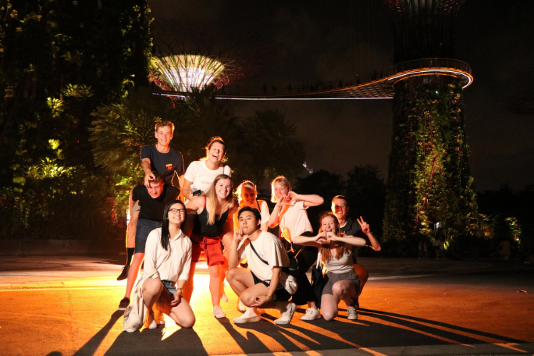 An image of a group of people in the Gardens By The Bay