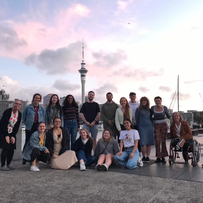 An image of students in Auckland