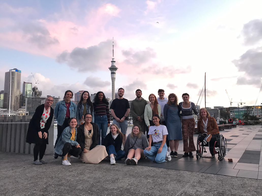 An image of students in Auckland