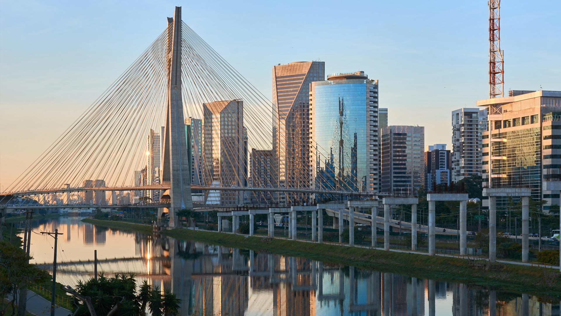 An image of a bridge in Sao Paulo Brazil