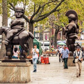 An image of Botero sculpture