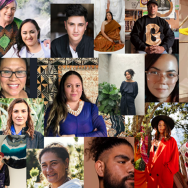 An image of Maori and Pacific Creative students