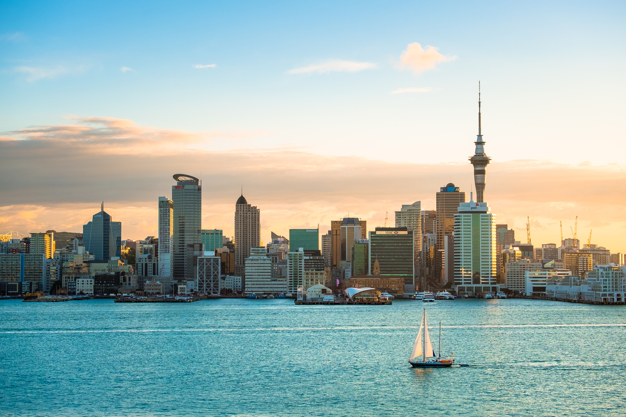 An image of Auckland city in New Zealand